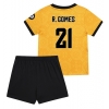 Koszulka piłkarska Wolves Rodrigo Gomes #21 Strój Domowy dla dzieci 2025-26 tanio Krótki Rękaw (+ Krótkie spodenki)